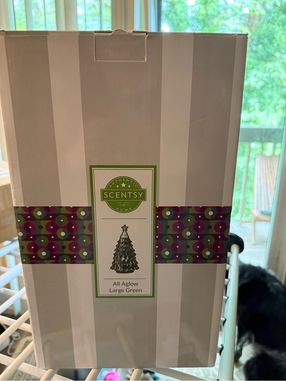 Scentsy Green Holiday Tree Decorative Accent